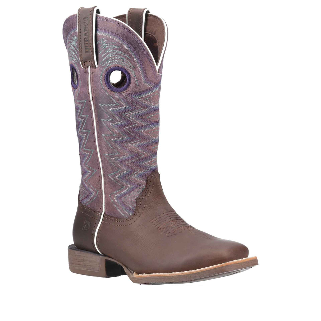 Women's Lady Rebel Pro Western Boots Dark Earth and Amethyst