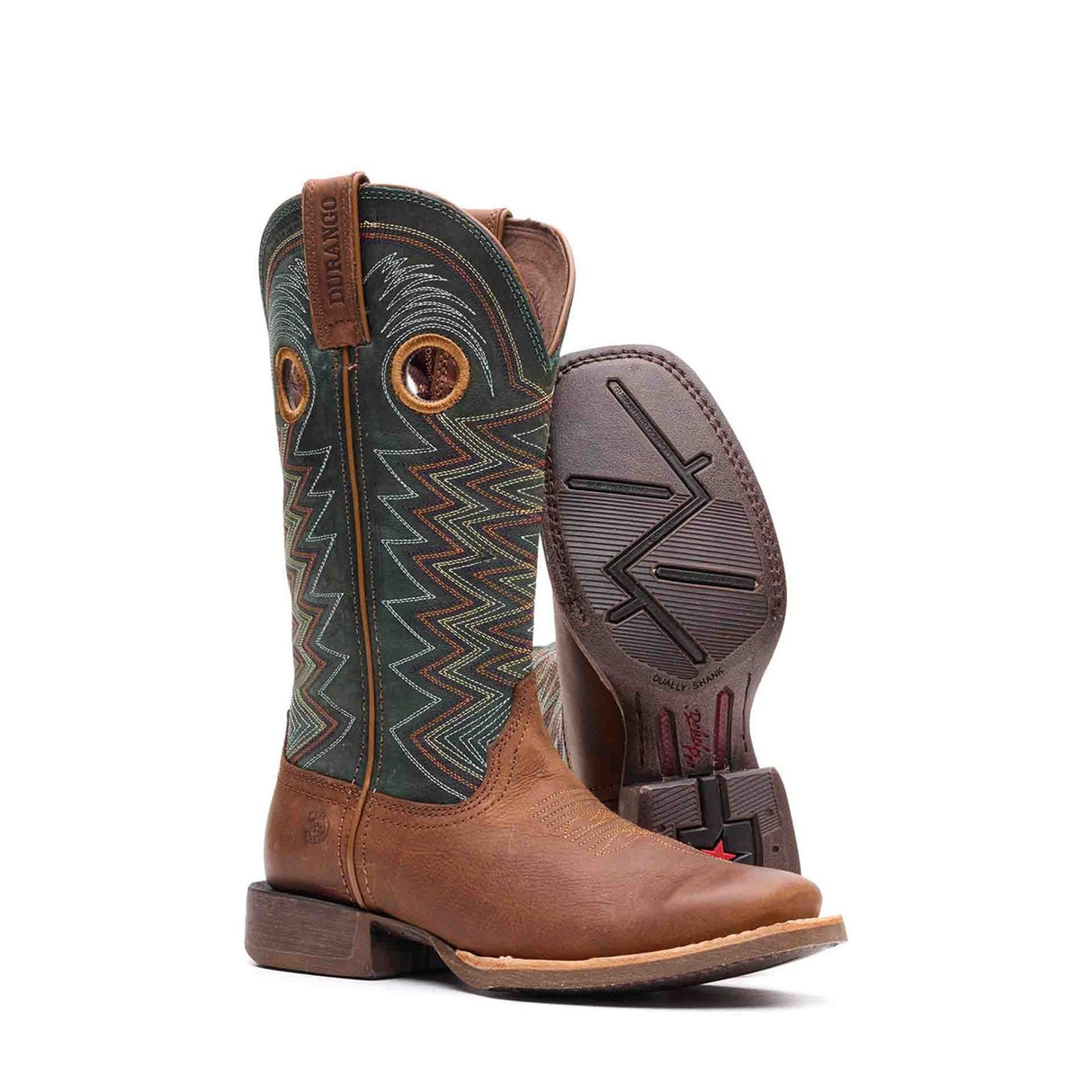 Women's Lady Rebel Pro Western Boots Wheat and Tidal Teal