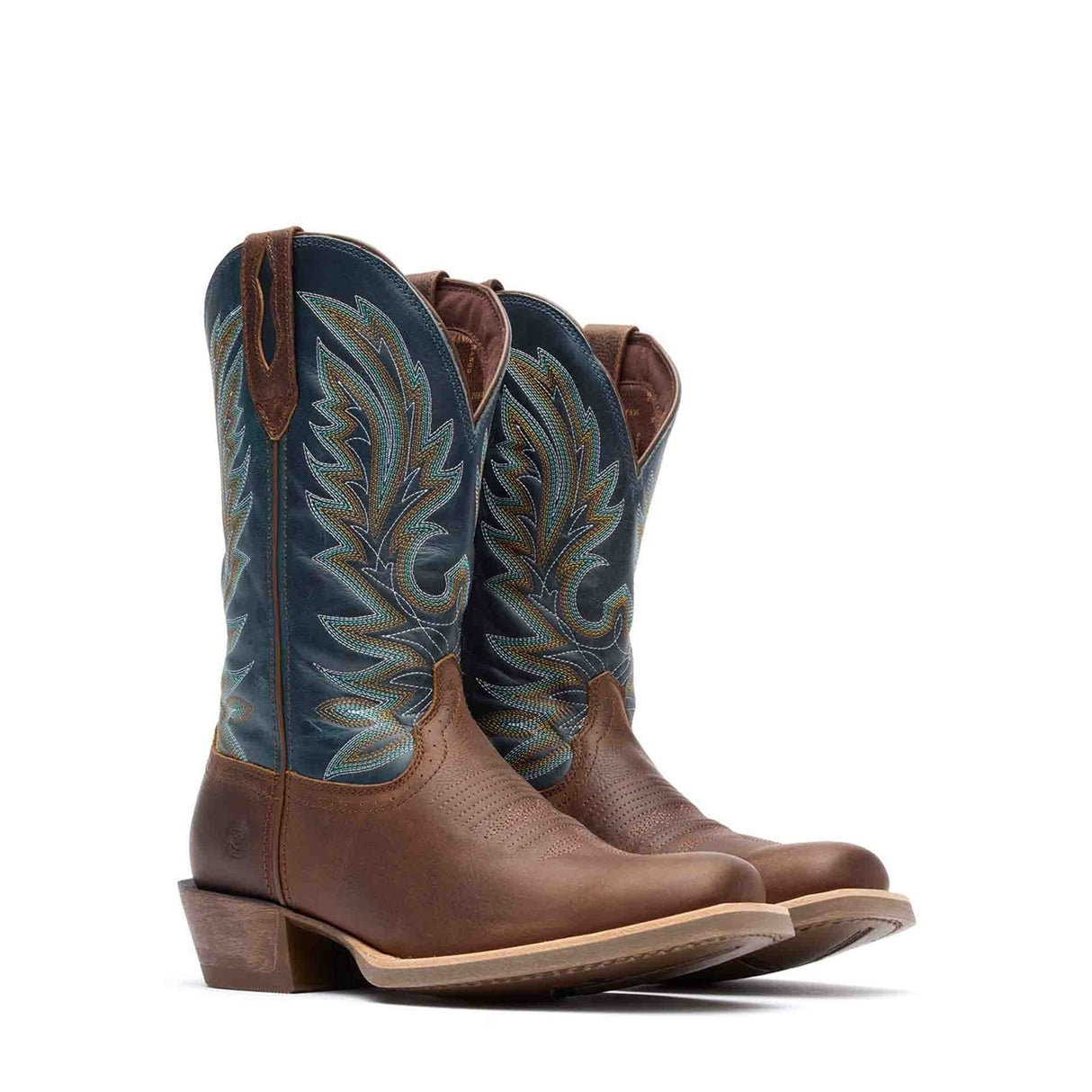 Men's Rebel Pro Western Boots Brown and Blue