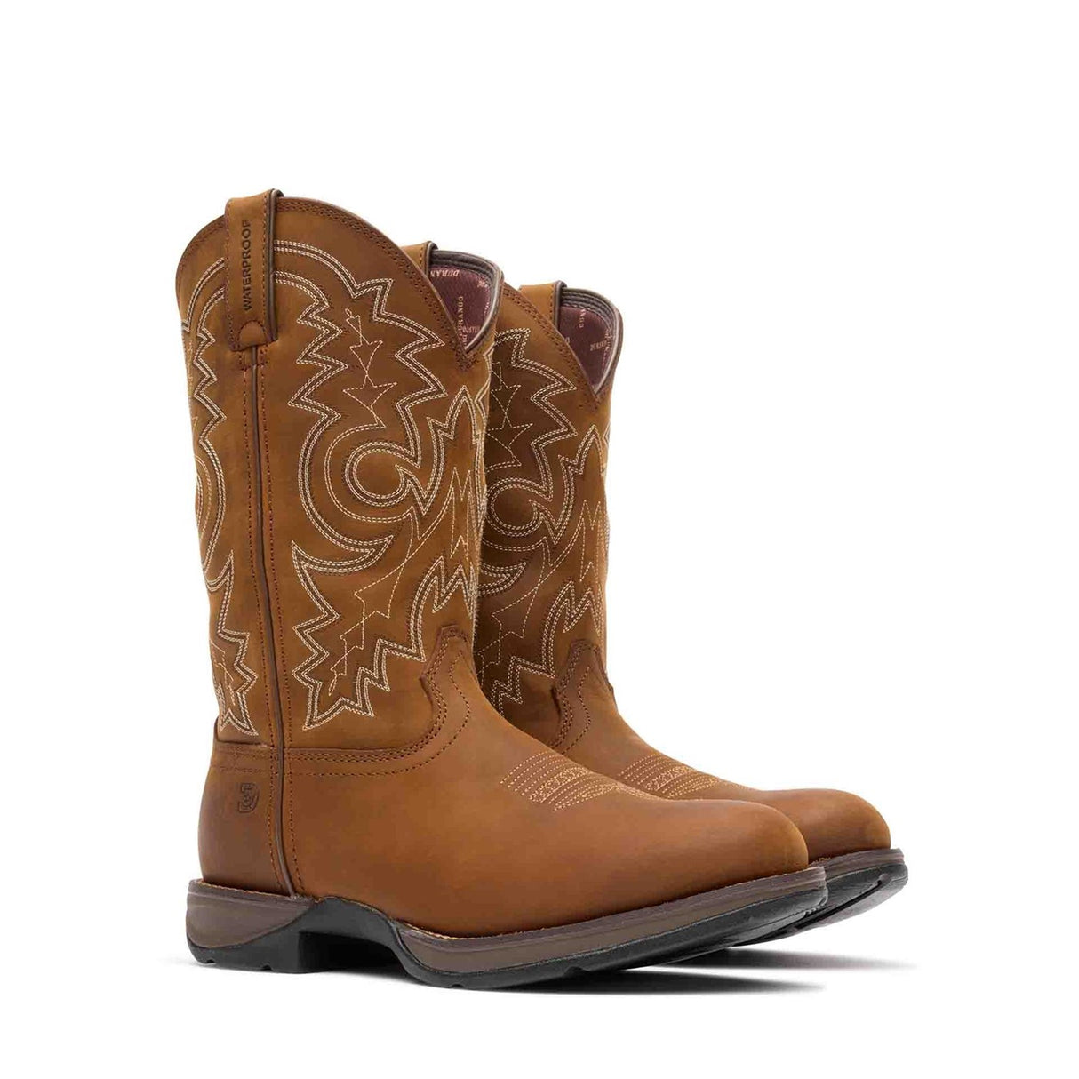 Men's Rebel Waterproof Western Boots Coyote Brown