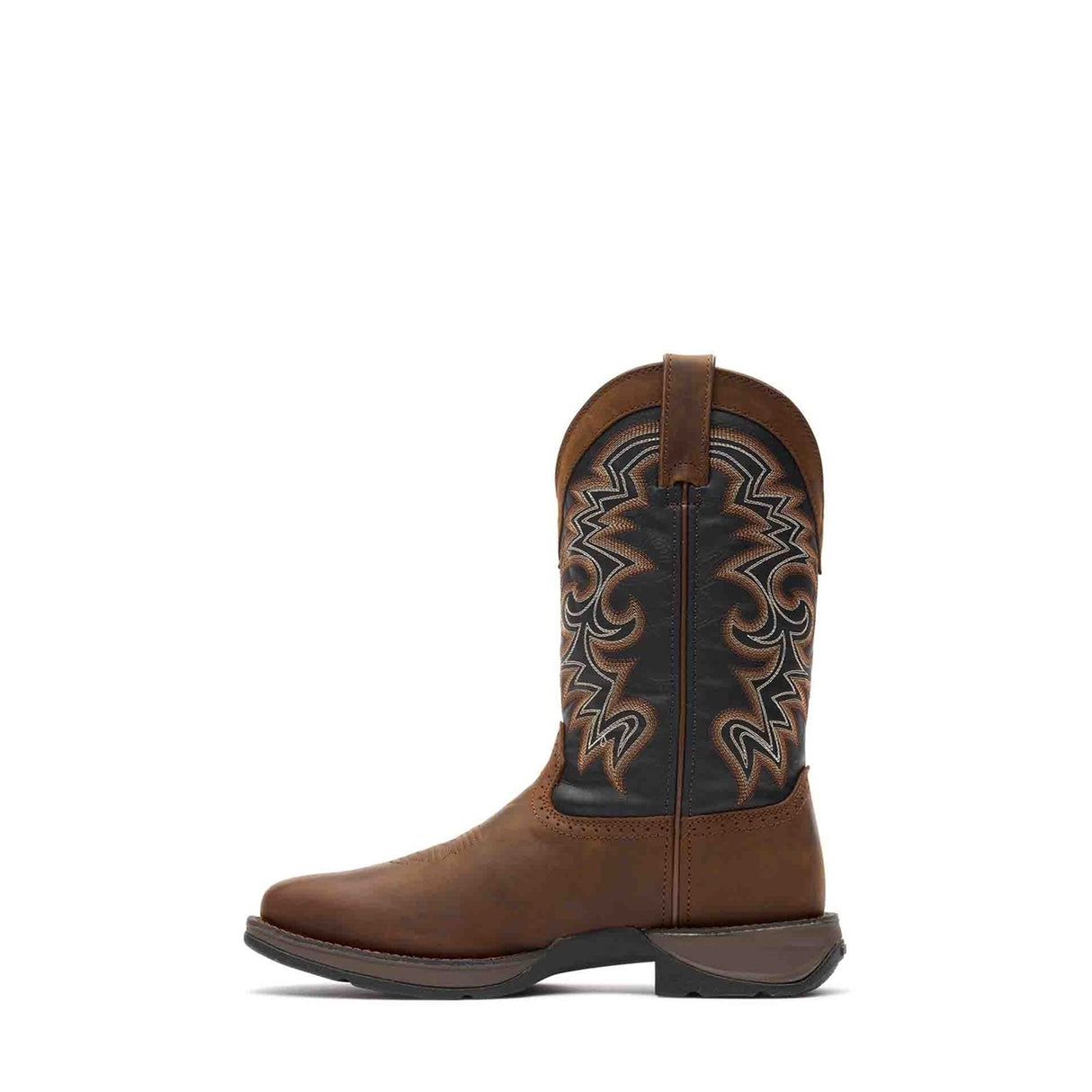 Men's Rebel Western Boots Chocolate and Midnight