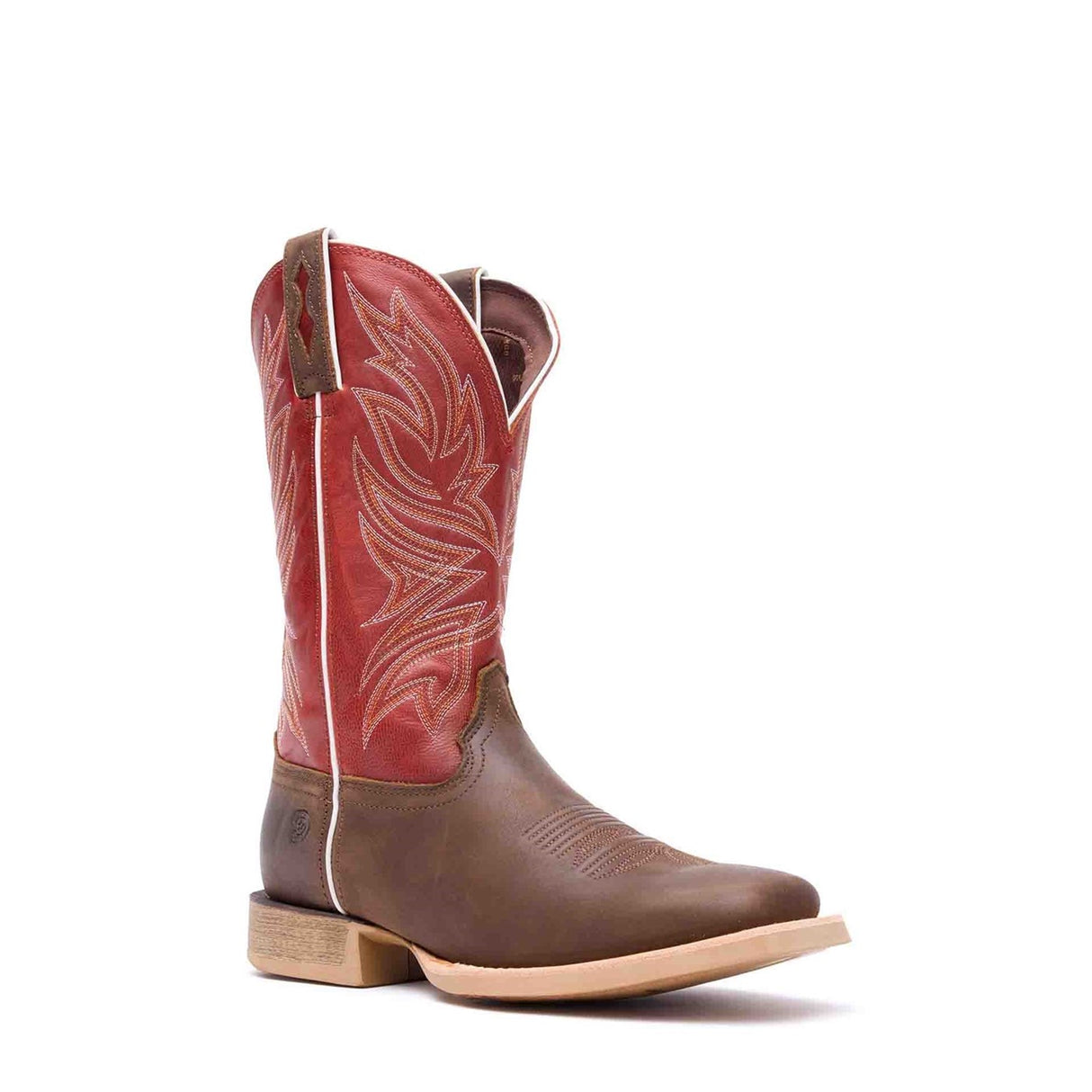 Men's Rebel Pro Western Boots Worn Brown and Chilli Pepper