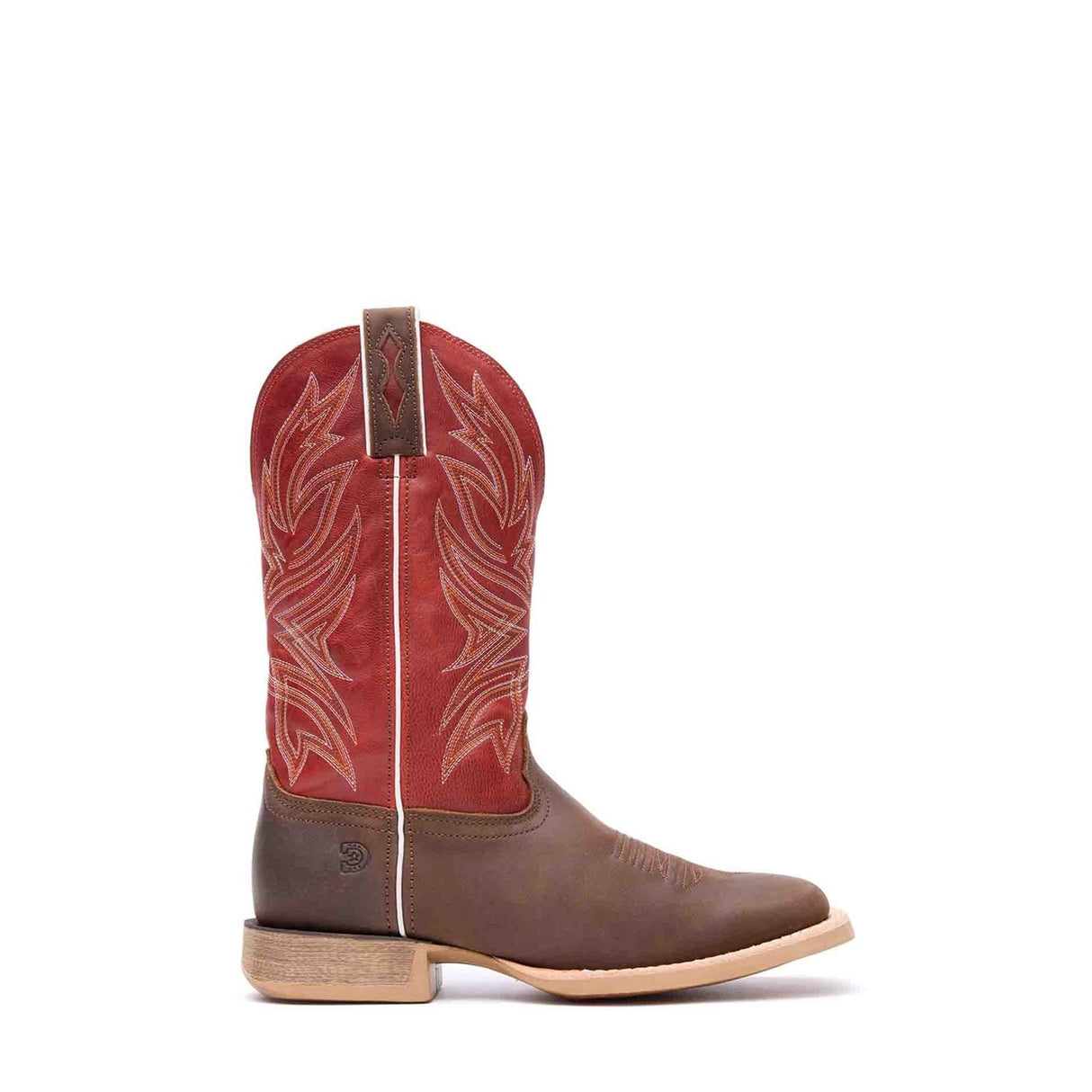 Men's Rebel Pro Western Boots Worn Brown and Chilli Pepper