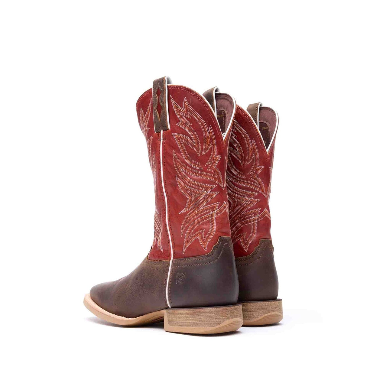 Men's Rebel Pro Western Boots Worn Brown and Chilli Pepper