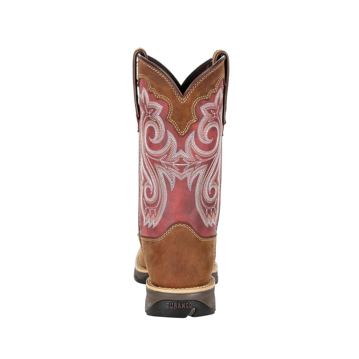 Women's Lady Rebel Western Boots Briar Brown and Rusty Red