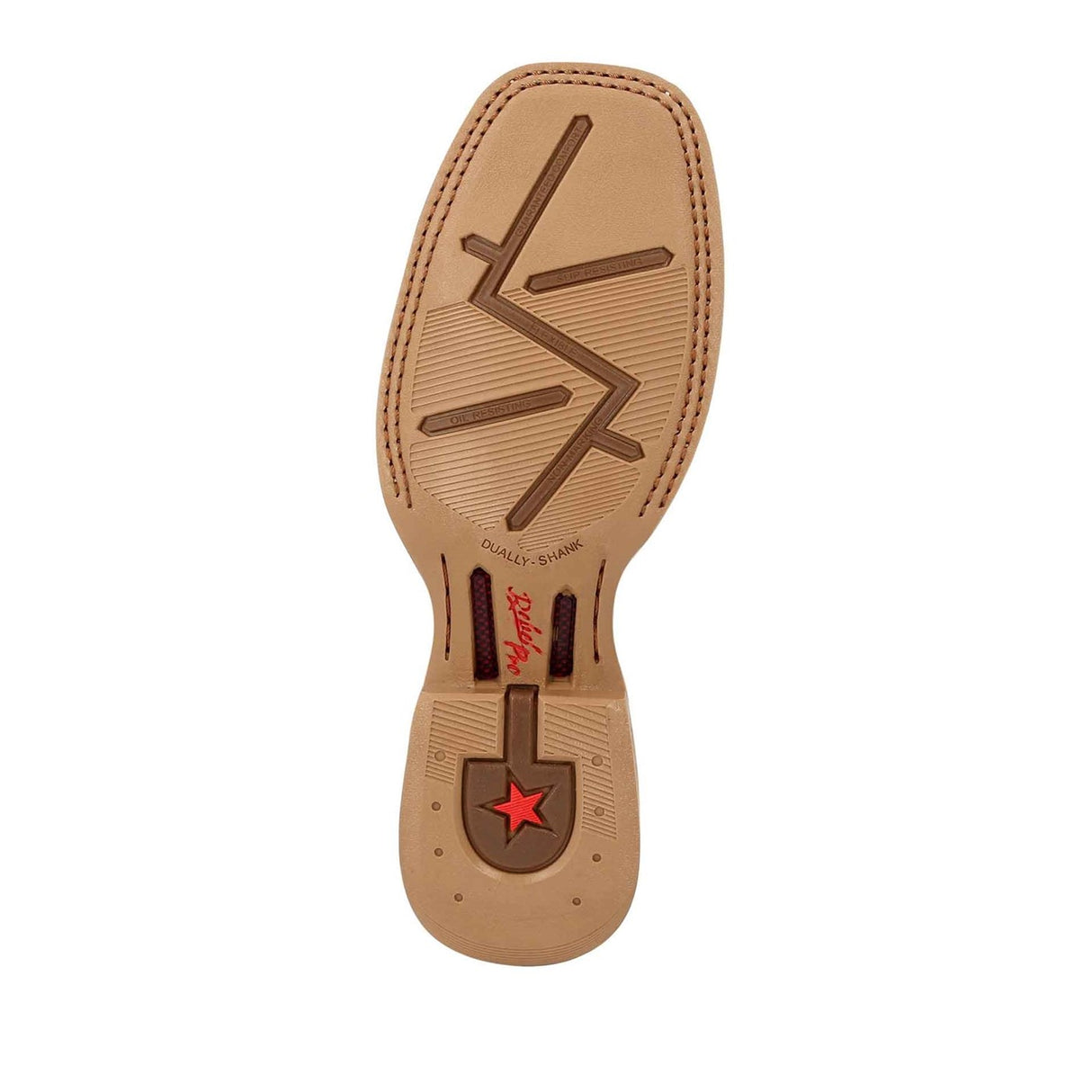 Women's Lady Rebel Pro Western Boots Dusty Brown Sky Blue