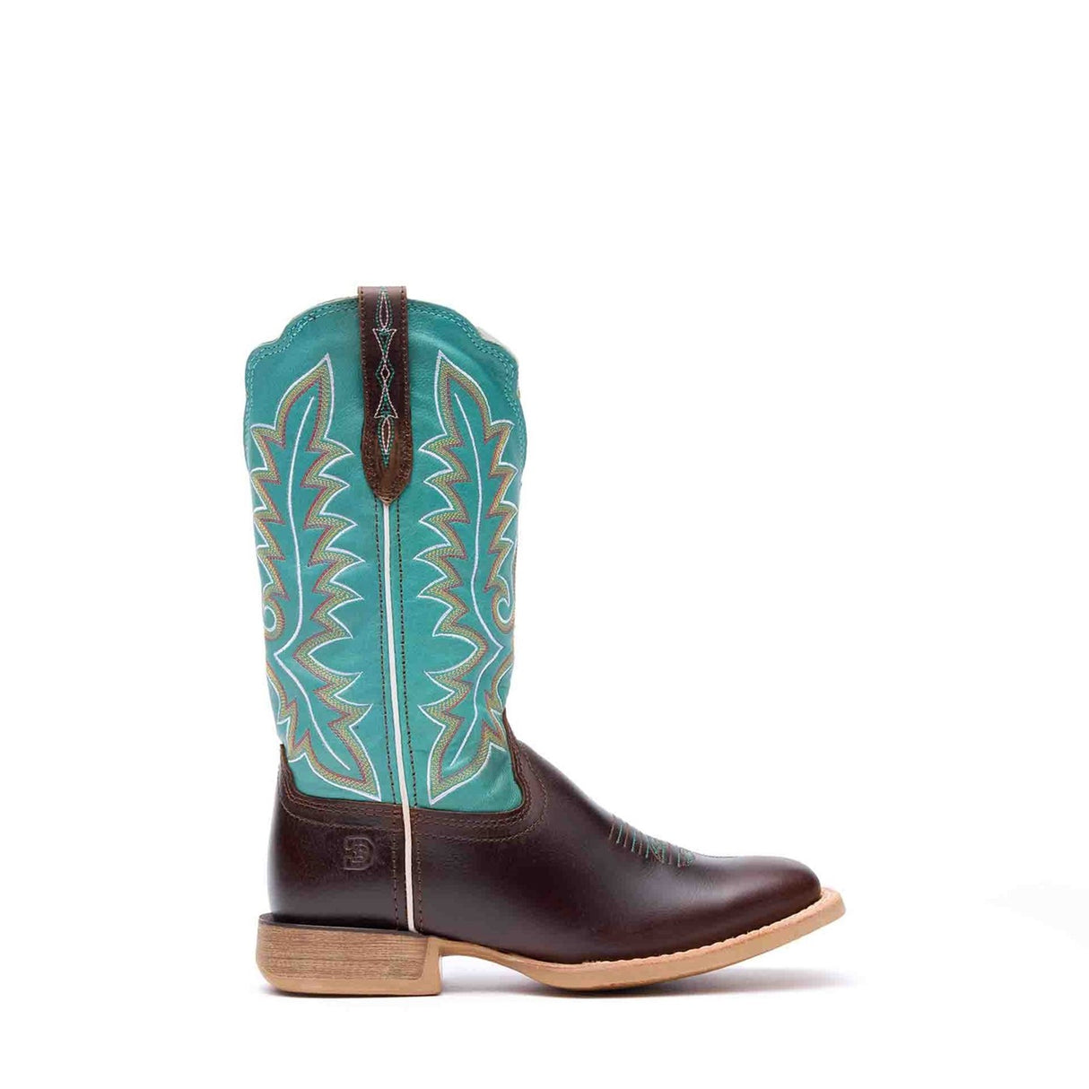 Women's Lady Rebel Pro Western Boots Bay Brown and Arctic Blue