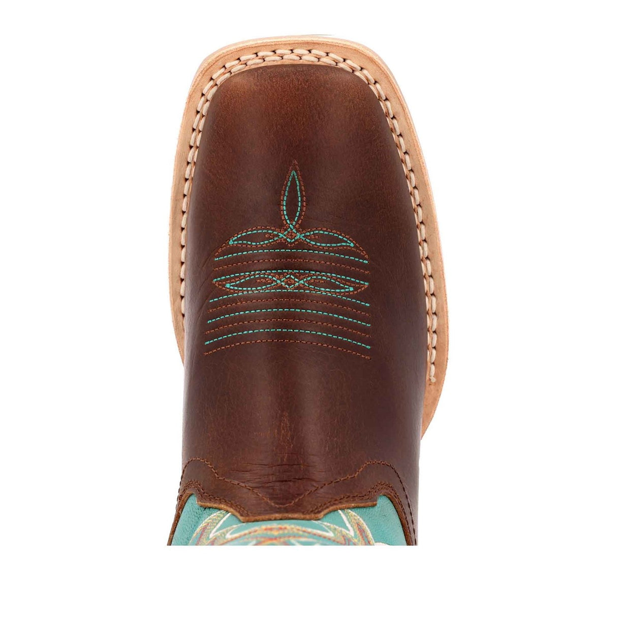 Women's Lady Rebel Pro Western Boots Bay Brown and Arctic Blue