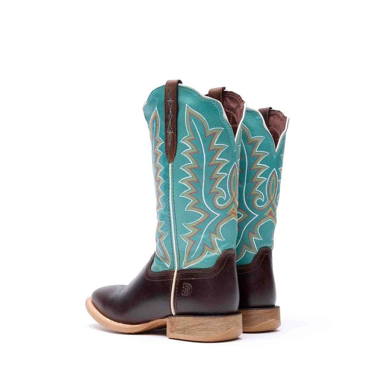 Women's Lady Rebel Pro Western Boots Bay Brown and Arctic Blue