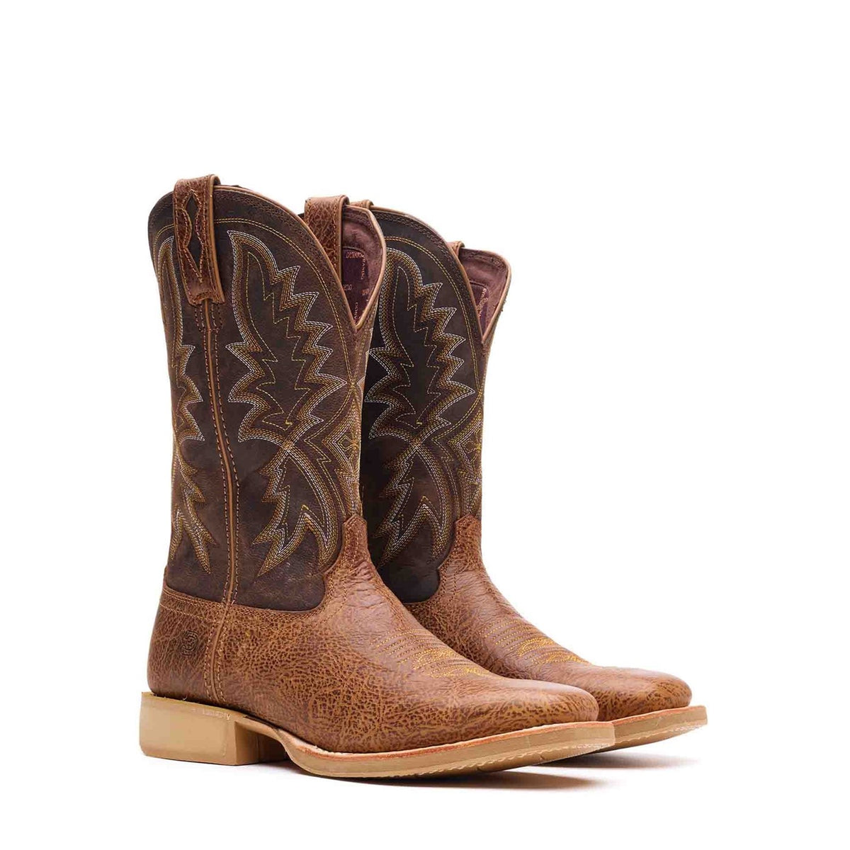 Men's Rebel Pro Lite Wide Fit Western Boots Tan Brown