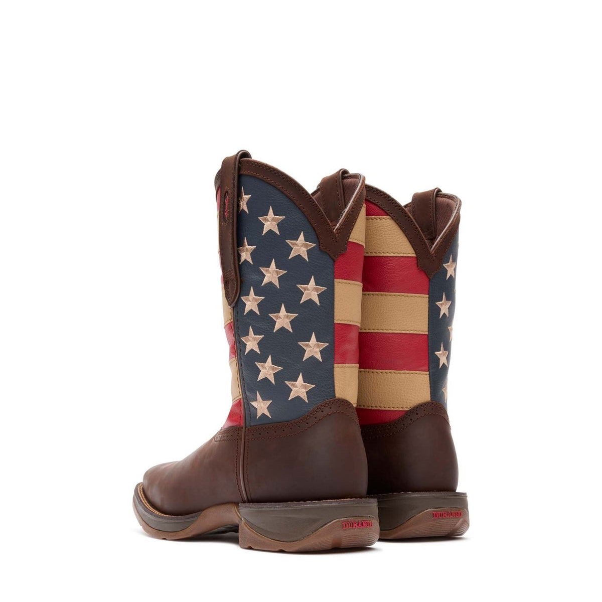 Men's Rebel Western Boots Brown Union Flag