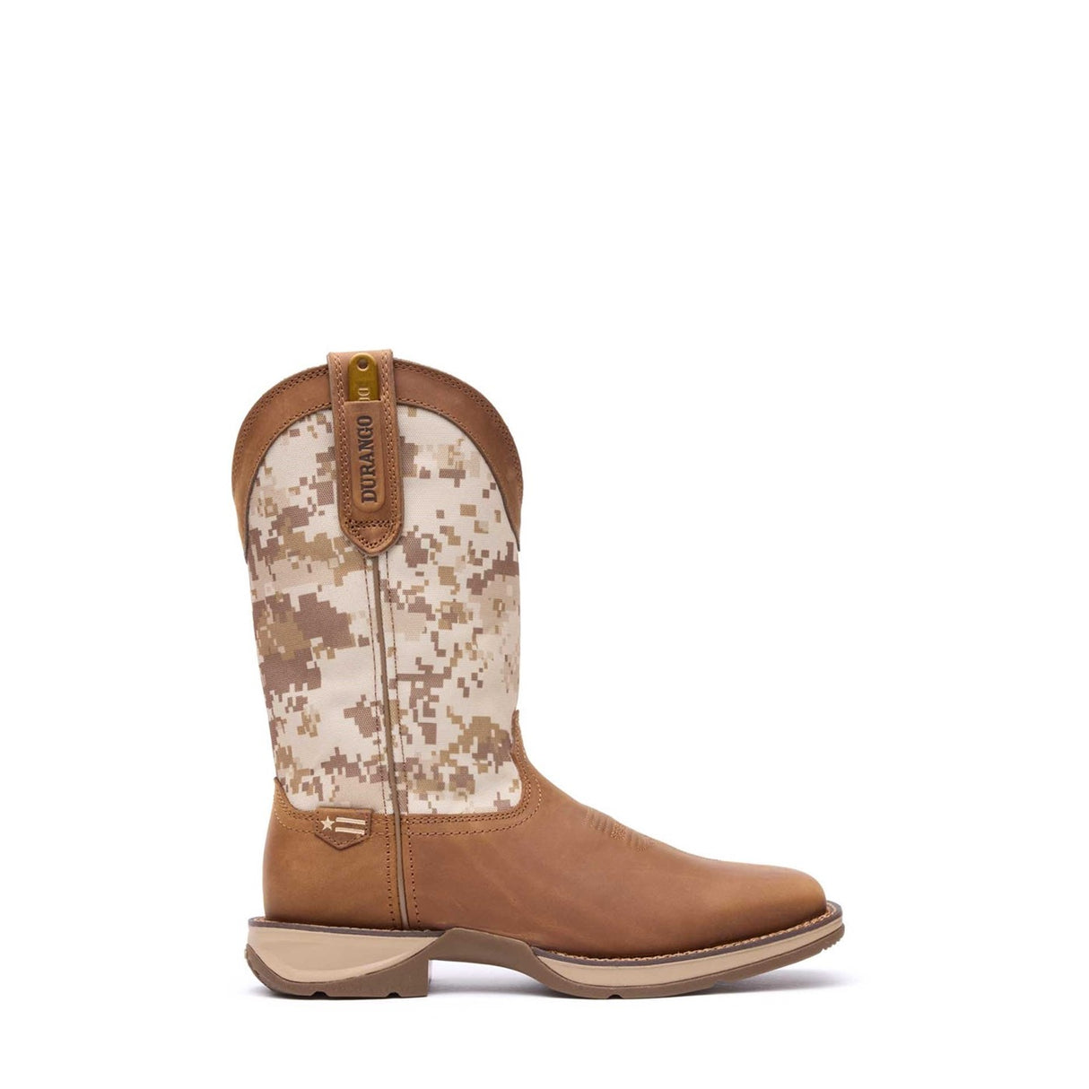 Men's Rebel Western Boots Dusty Brown Desert Camo