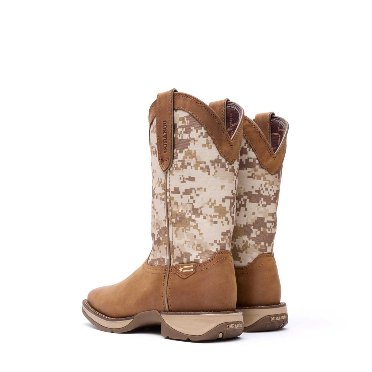 Men's Rebel Western Boots Dusty Brown Desert Camo