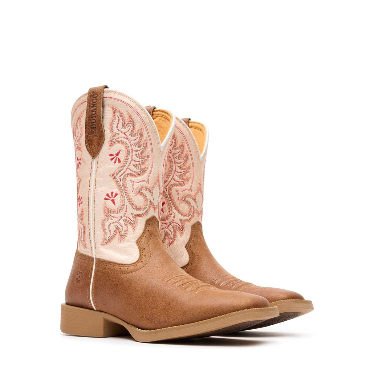Women's Shyloh Western Boots Honey Tan Metallic Peach