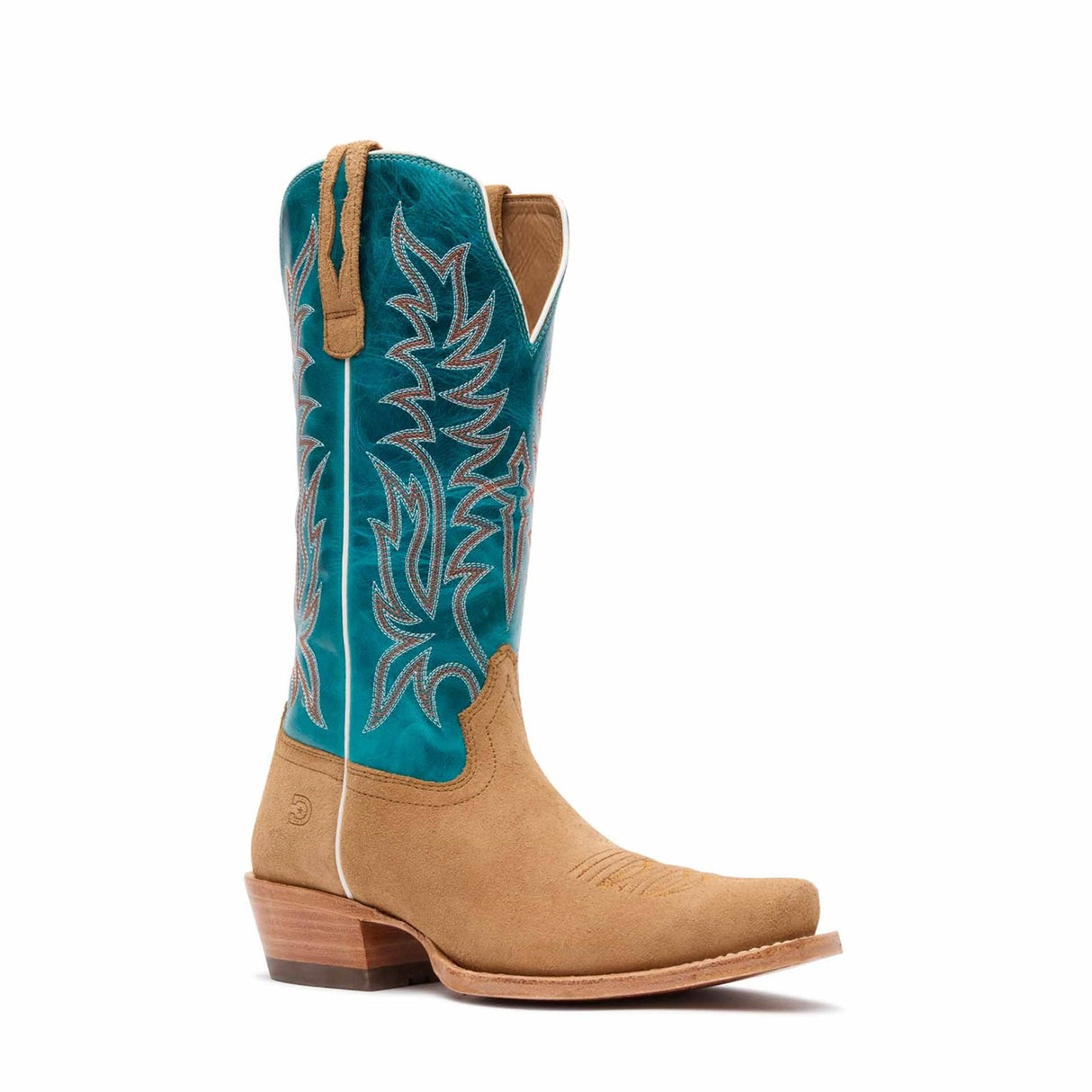 Women's Arena Pro Elite Western Boots Fawn Gypsy Teal