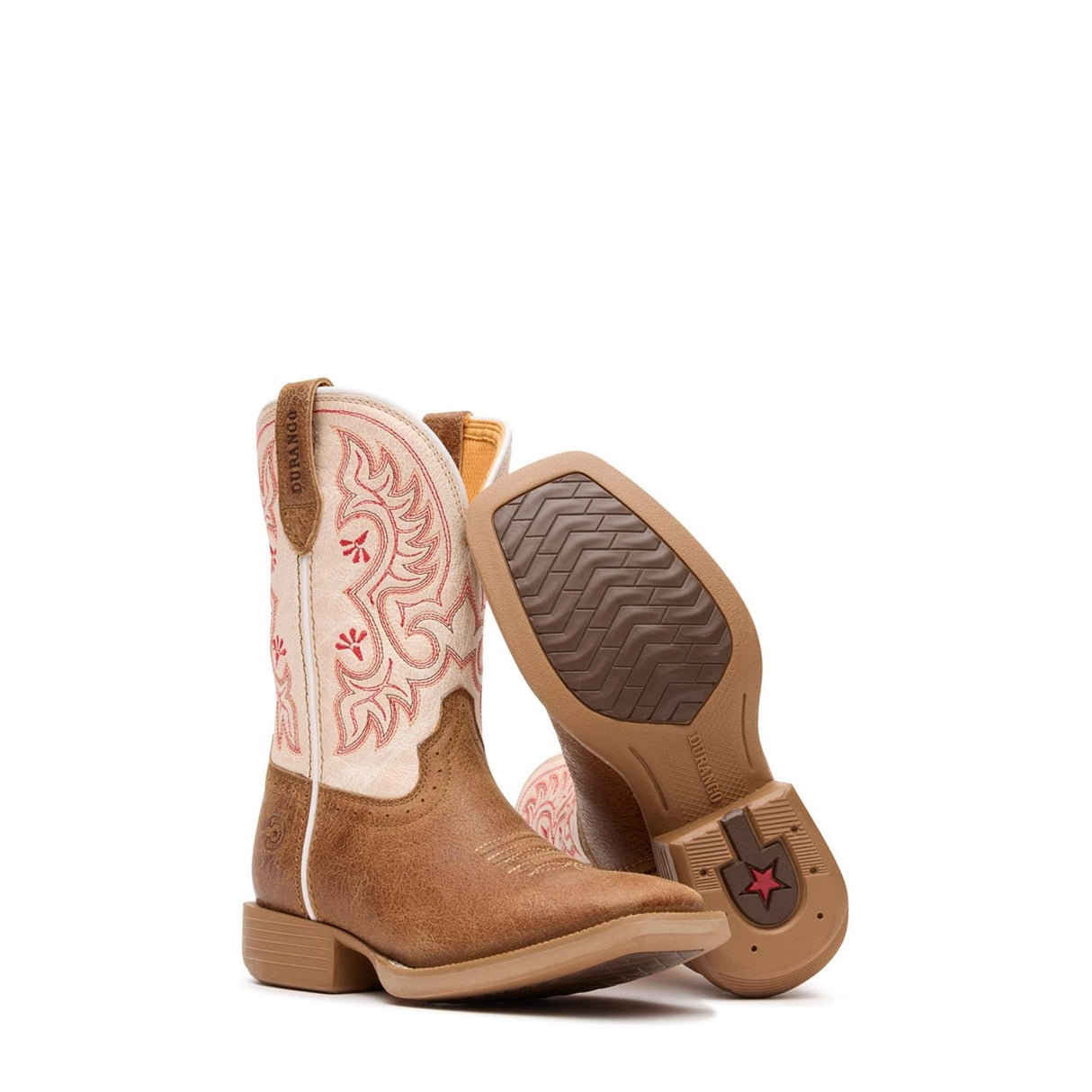 Kids' Shyloh Western Boots Honey Tan Metallic Peach