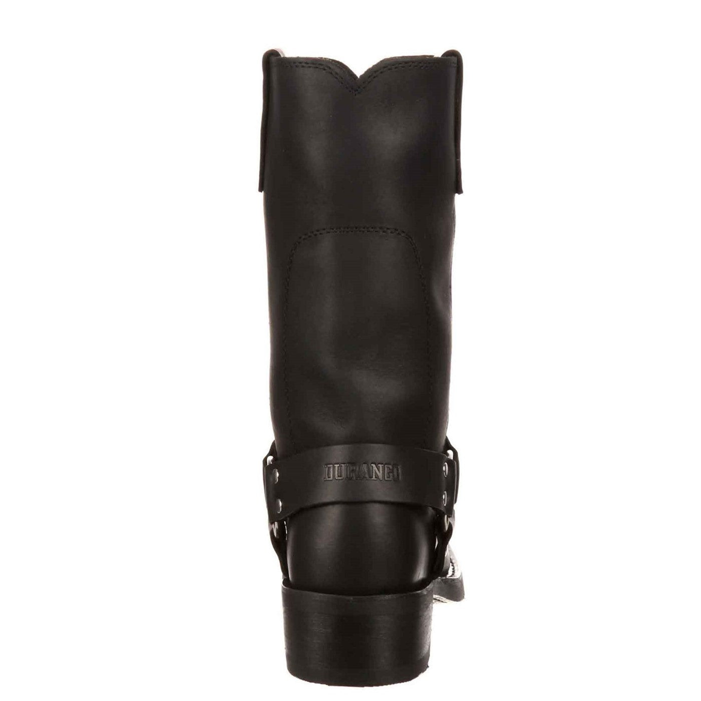 Durango Men's Harness Biker Boots in Oiled Black
