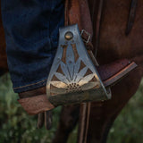 Men's Rebel Pro Western Boots Brown and Blue
