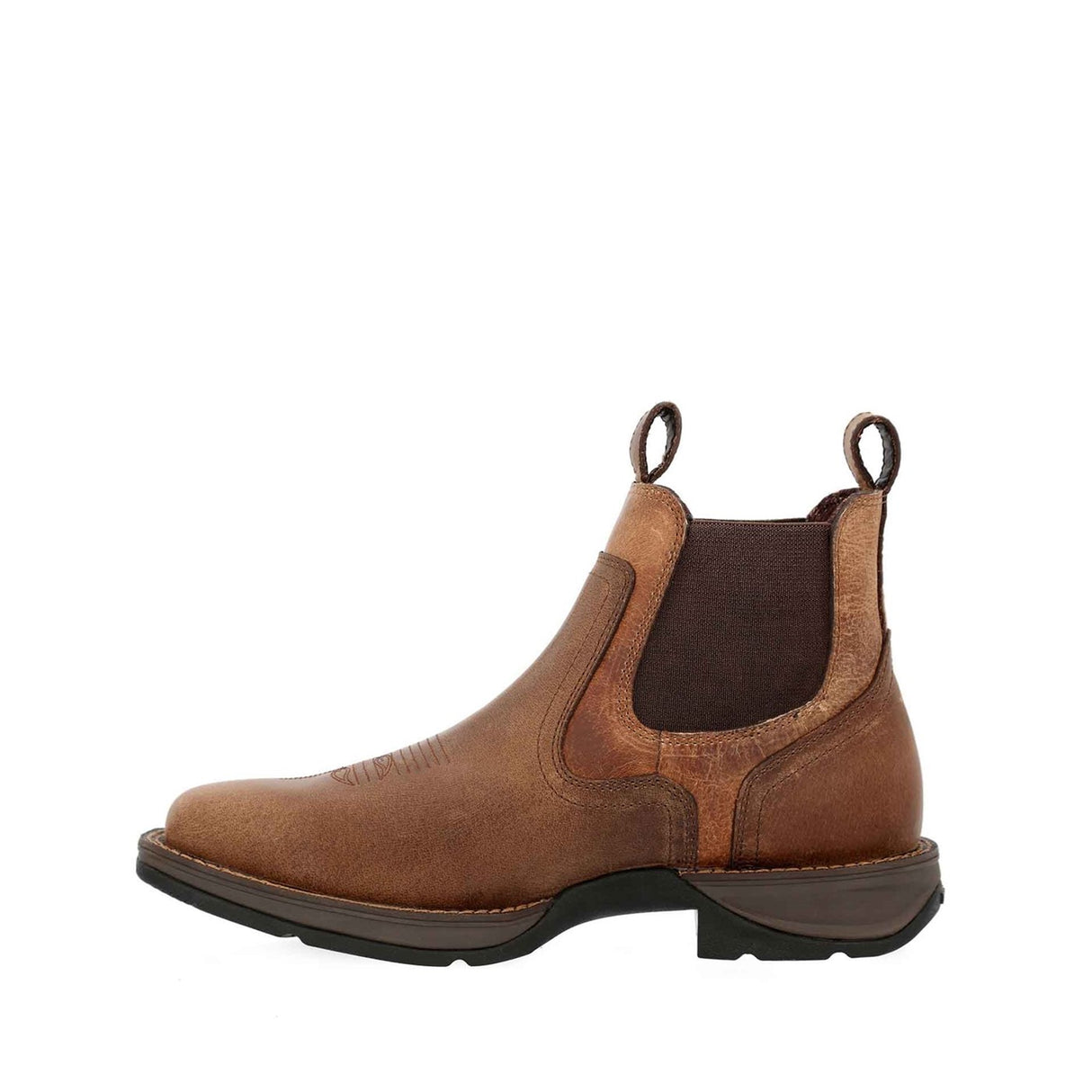 Men's Red Dirt Rebel Ankle Western Boots Old Town Brown and Tan