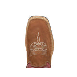 Women's Lady Rebel Western Boots Briar Brown and Rusty Red