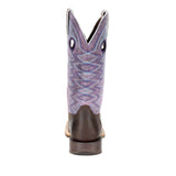 Women's Lady Rebel Pro Western Boots Dark Earth and Amethyst