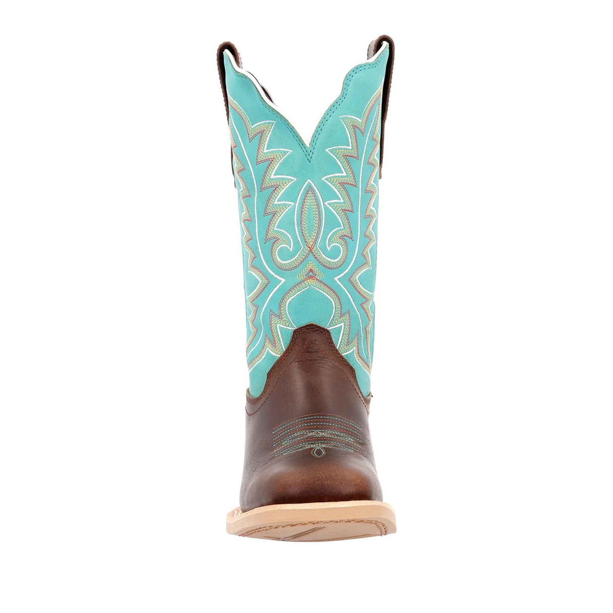 Women's Lady Rebel Pro Western Boots Bay Brown and Arctic Blue