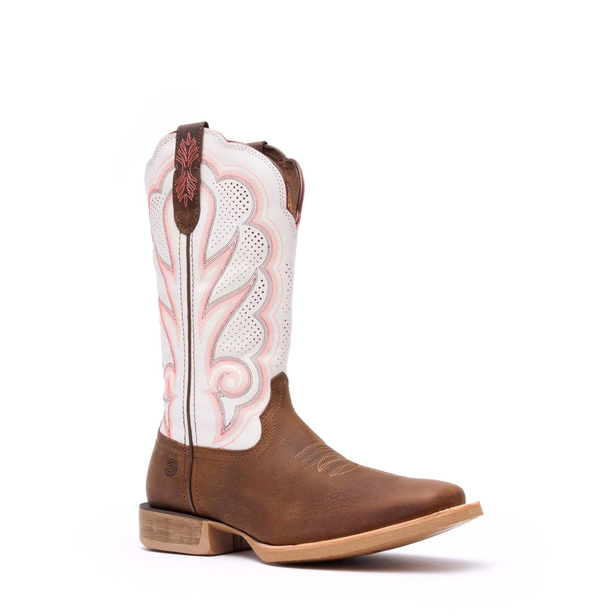 Women's Lady Rebel Pro Western Boots Trail Brown White