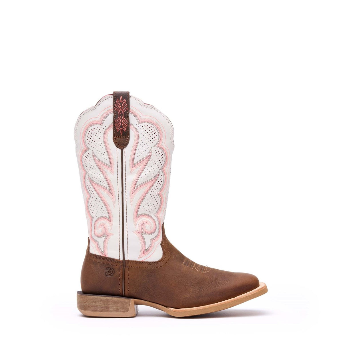Women's Lady Rebel Pro Western Boots Trail Brown White