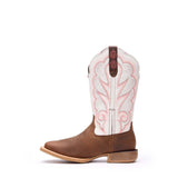 Women's Lady Rebel Pro Western Boots Trail Brown White