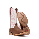 Women's Lady Rebel Pro Western Boots Trail Brown White