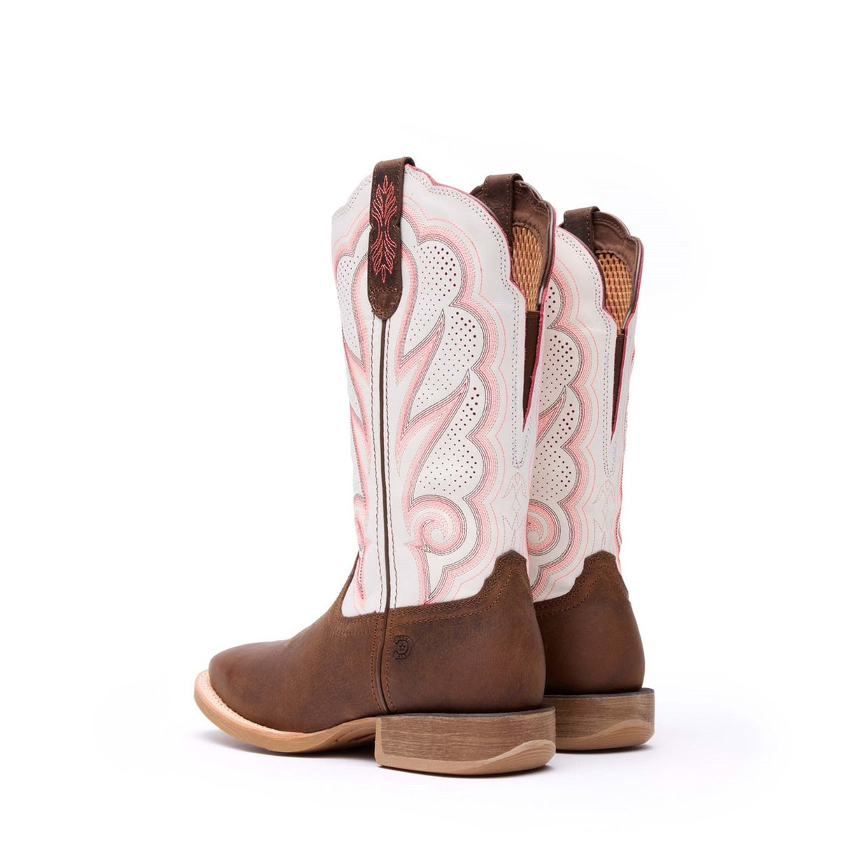 Women's Lady Rebel Pro Western Boots Trail Brown White