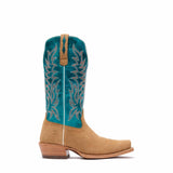 Women's Arena Pro Elite Western Boots Fawn Gypsy Teal