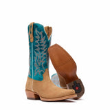 Women's Arena Pro Elite Western Boots Fawn Gypsy Teal