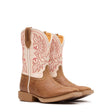 Kids' Shyloh Western Boots Honey Tan Metallic Peach